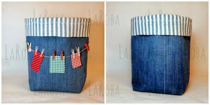 DIY Cómo hacer un cesto para pinzas de la ropa.