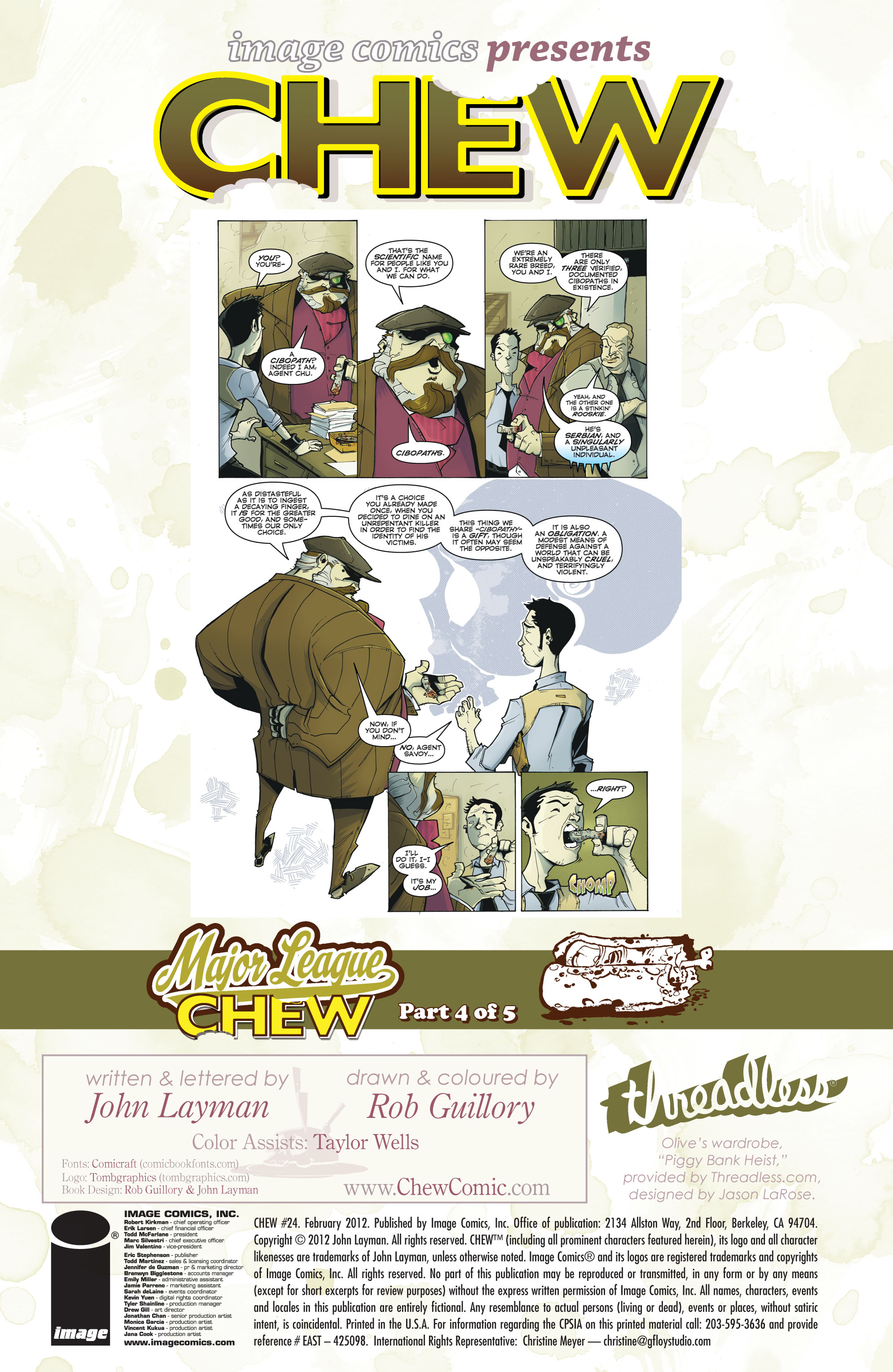 Read online Chew comic -  Issue #24 - 2