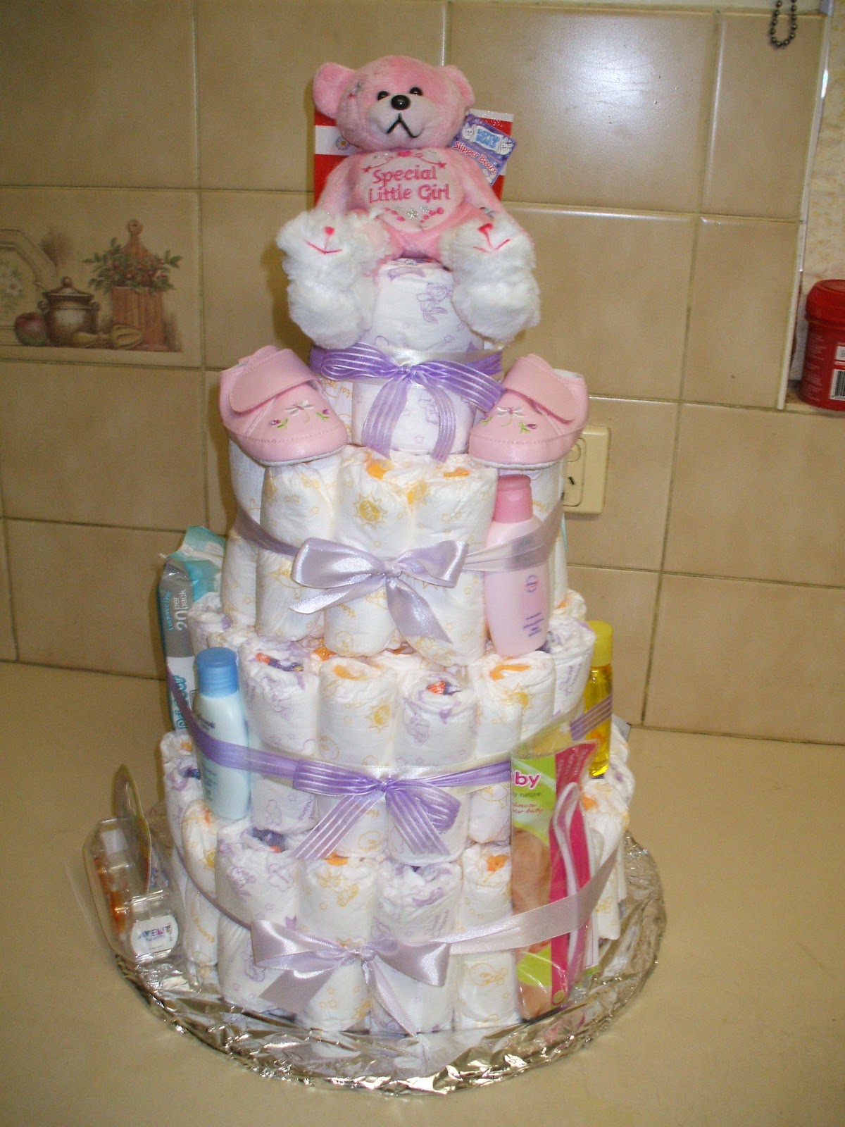 Just crafting my day away Nappy cake