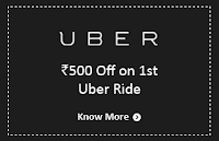Uber Get 50% off on four Uber Rides (Valid in Chennai)