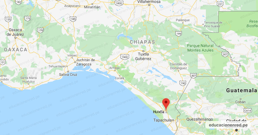 Temblor en México de Magnitud 4.2 (Hoy Sábado 23 Mayo 2020) Sismo - Epicentro - Huixtla - Chiapas - CHIS. - SSN - www.ssn.unam.mx