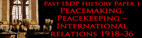 Peacemaking, Peacekeeping – International relations 1918–36