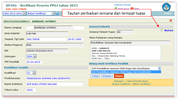Juknis AP2SG PPGJ Tahun 2015 Juknis AP2SG PPGJ Tahun 2015
