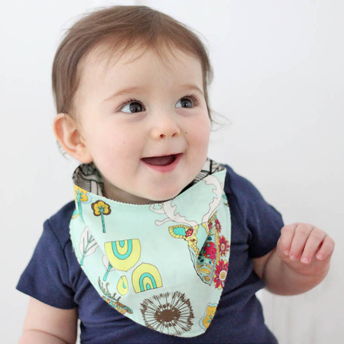 DIY Baby Bandana Bib Gina Michele