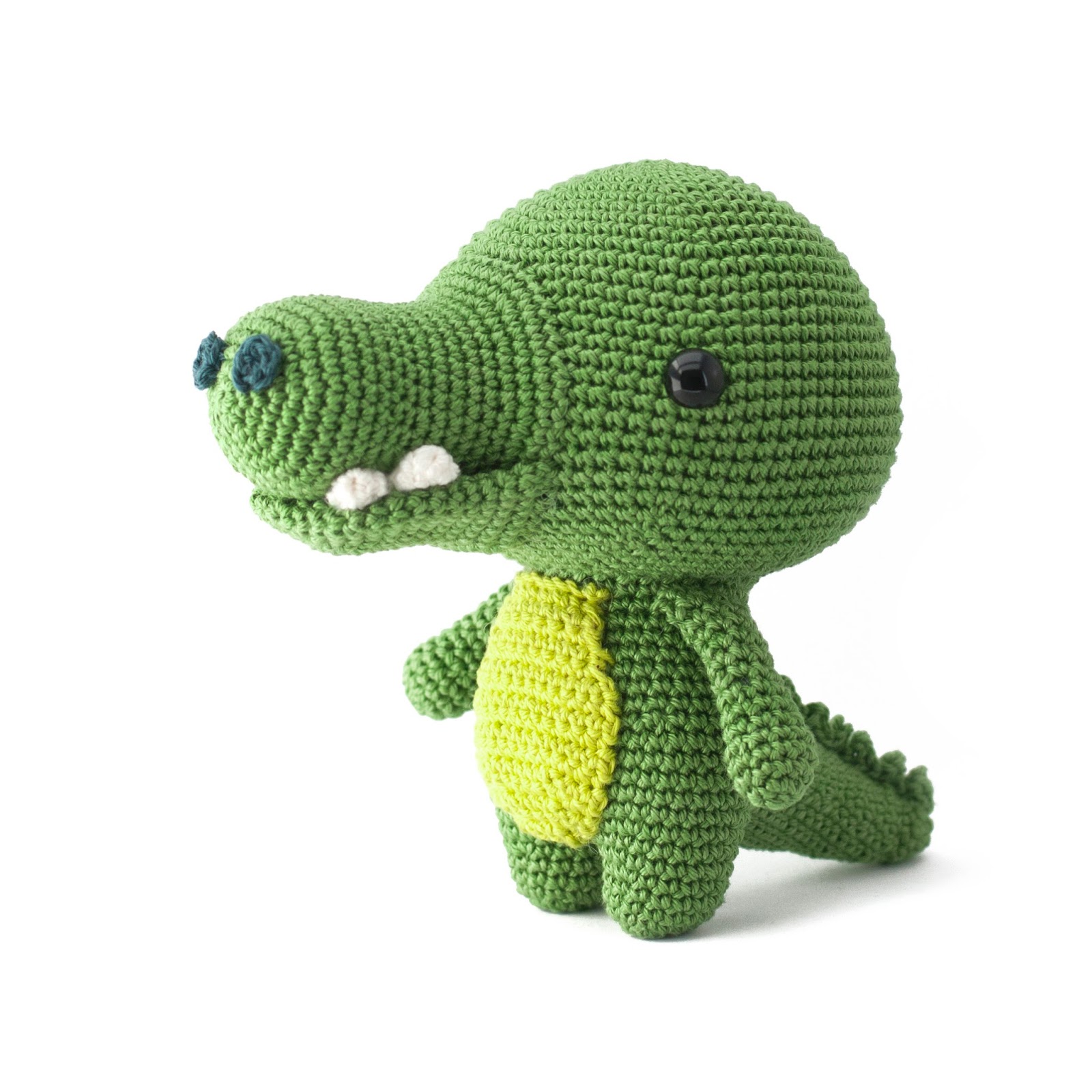 Toy Patterns by DIY Fluffies Toto the Crocodile Amigurumi crochet pattern