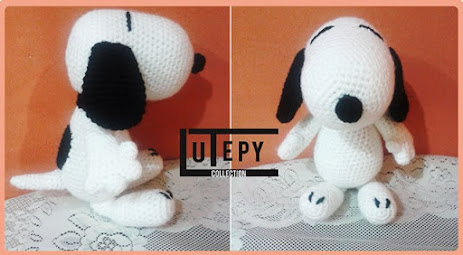 Snoopy Perro Amigurumi PDF Patrón Gratis