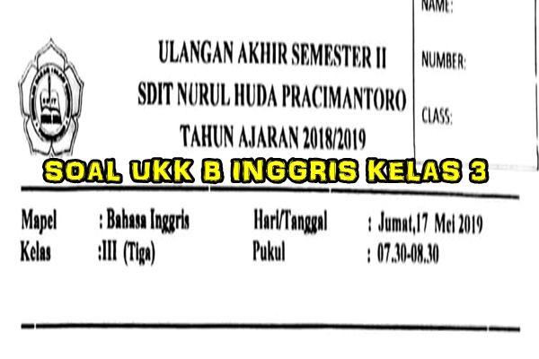 Soal Ukk Bhs Daerah Kls 3