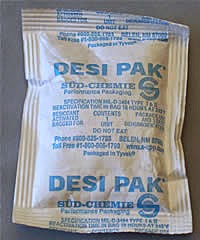 desiccant packets