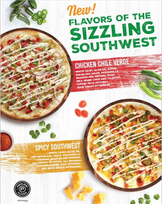 Pieology new sizzling Southwest signature pizzas available for limited