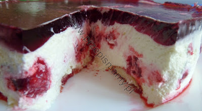 Ciasto bez pieczenia"Malinowa rozkosz" Ciasto bez pieczenia"Malinowa rozkosz"