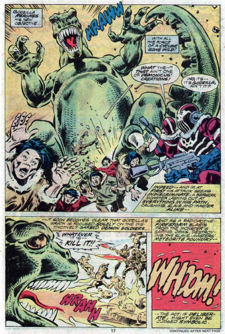 Read online Godzilla (1977) comic -  Issue #4 - 12
