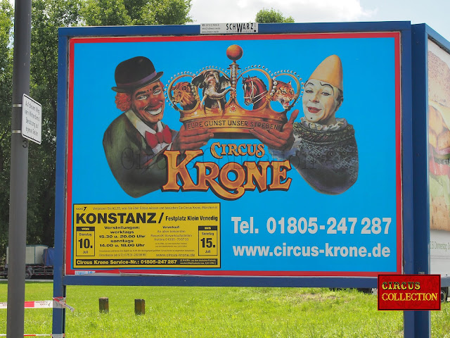 Affichage du Circus Krone, 2012