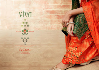 Belliza Designer viva Jam Cotton Salwar kameez