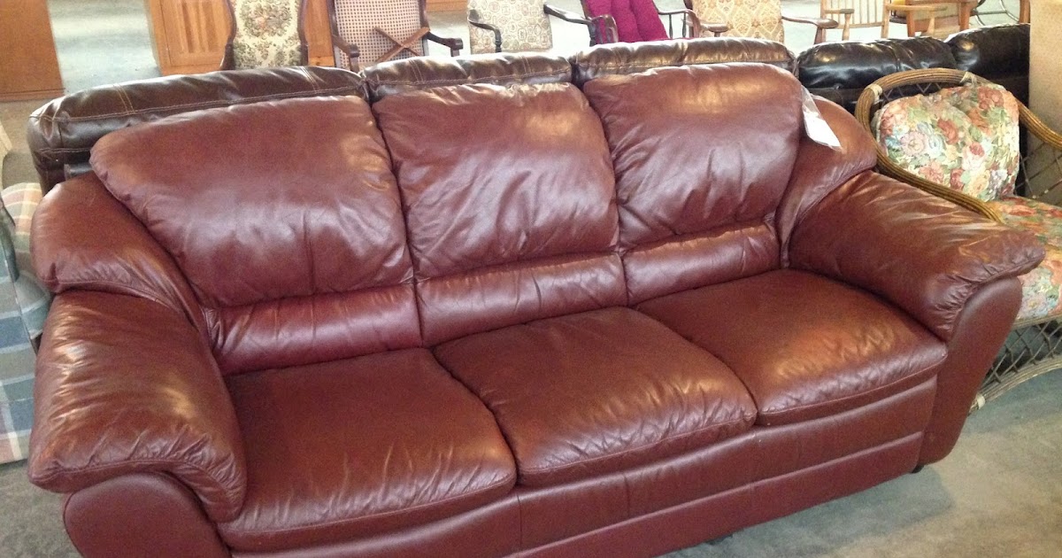 Used Furniture and New Arrival Updates Like New Leather Sofa 399