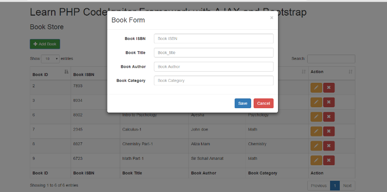 Learn Frameworks: Download CRUD CodeIgniter