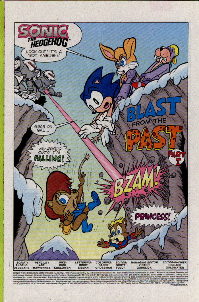 Read online Sonic The Hedgehog comic -  Issue #32 - 2