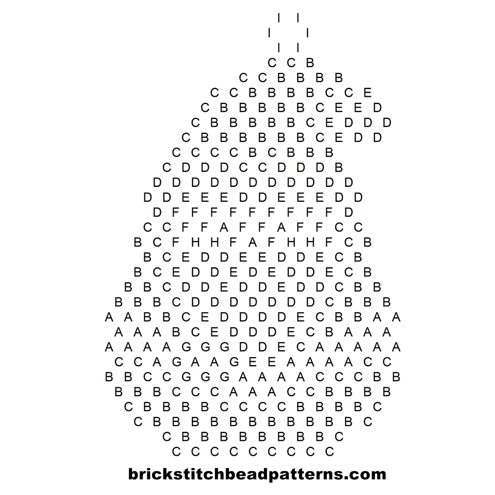 Brick Stitch Bead Patterns Journal: Free Christmas Santa Claus