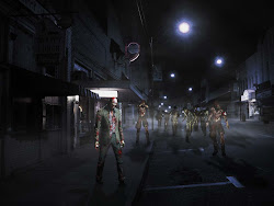 scary zombie town wallpapers