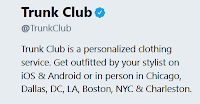 Trunk Club Description Twitter @TrunkClub