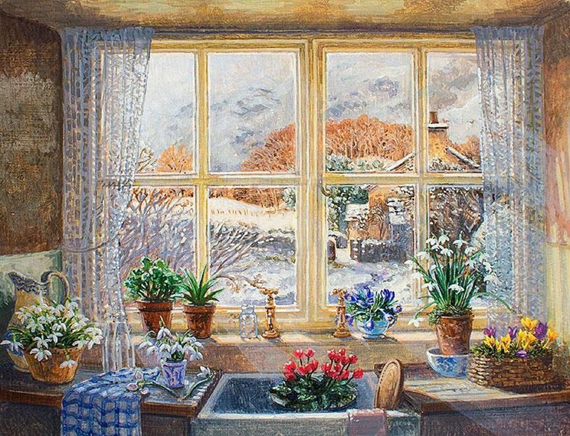 Stephen Darbishire 1940 | British Interiors and Landscape painter Stephen Darbishire 1940 | British Interiors and Landscape painter
