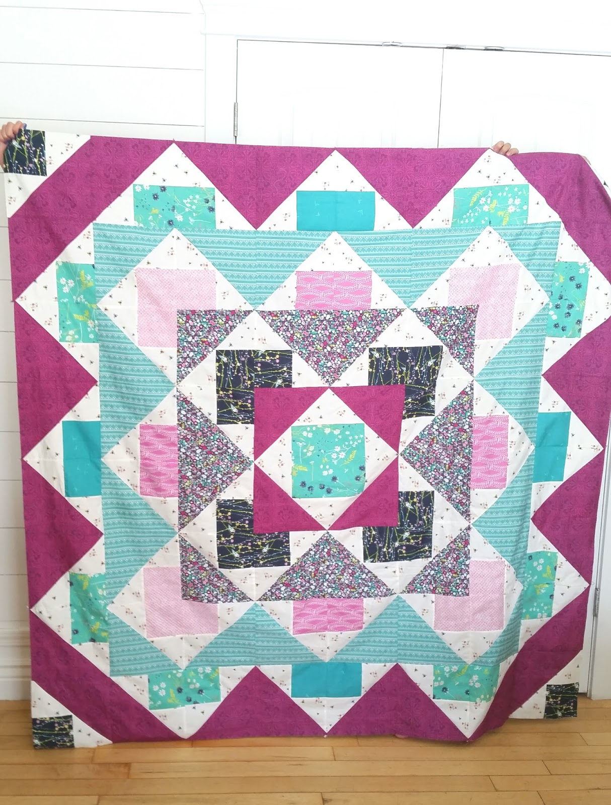 Quilt Story Palisades Quilt pattern AGF stitched