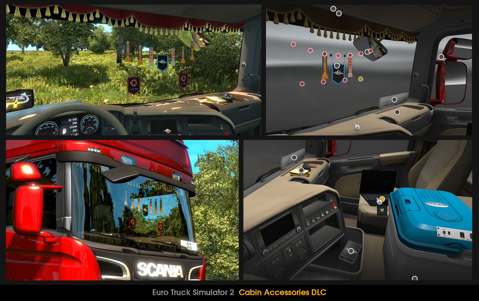 Симс длс анлокер. DLC аксессуары Cabin ETS 2 1.39. Euro Truck Simulator 2 Cabin Accessories. Euro Truck Simulator 2 DLC. ETS 2 DLC Cabin Accessories.