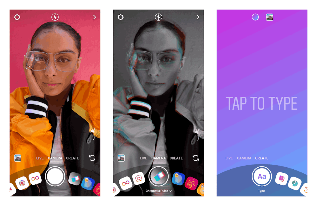 Instagram New Camera and Create Mode