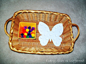 Decorating a Butterfly Activity for Kids
