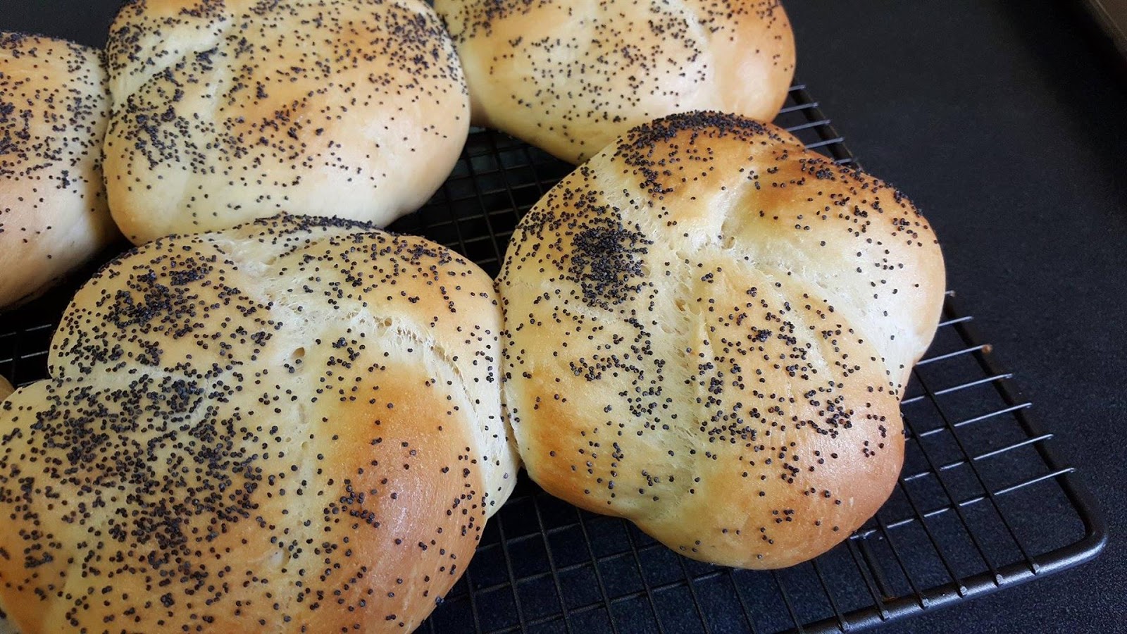 The Merciful Kitchen Spelt bread rolls