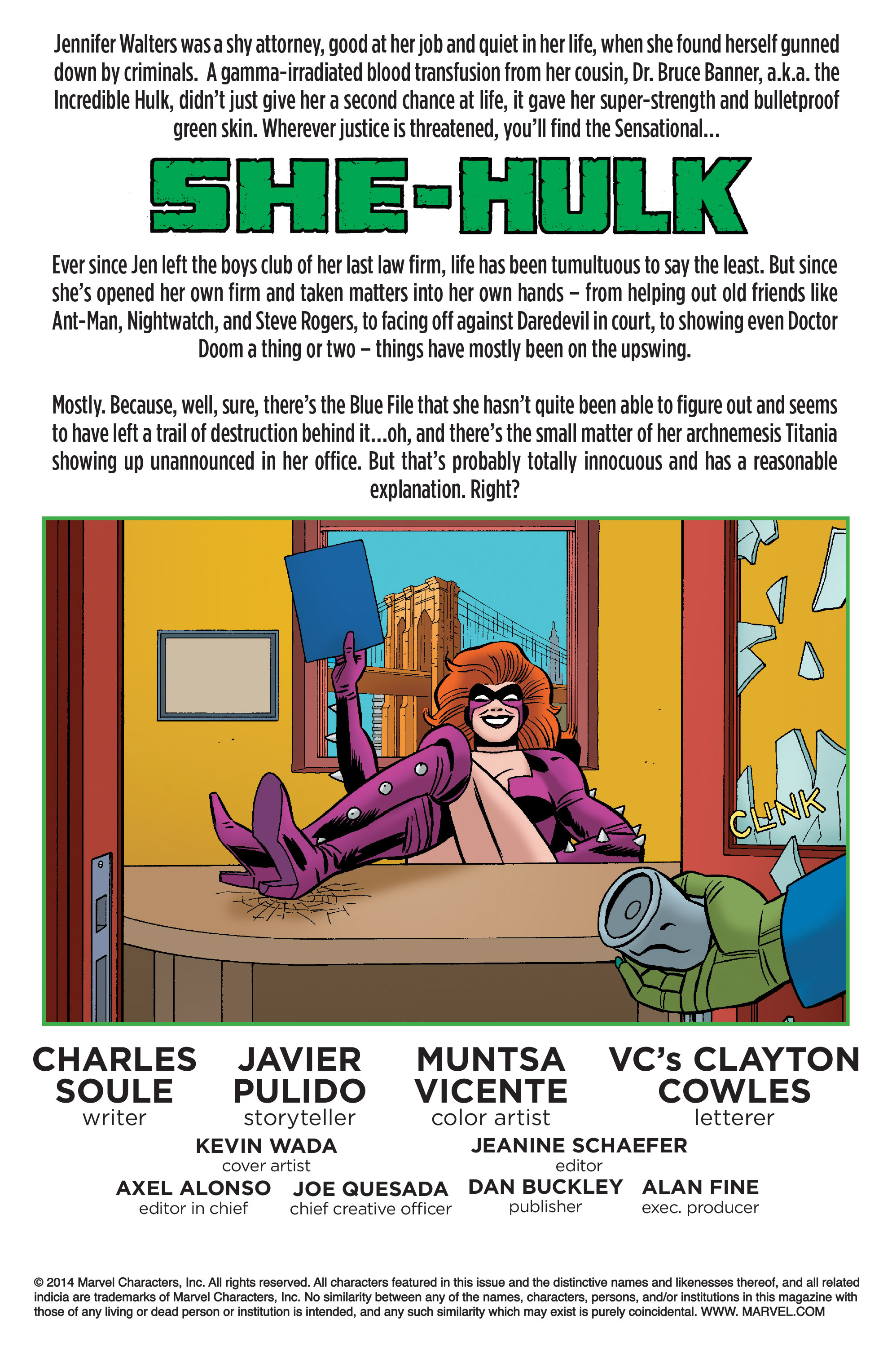 Read online She-Hulk (2014) comic -  Issue #11 - 2
