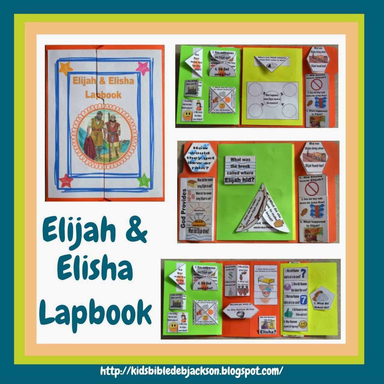 http://kidsbibledebjackson.blogspot.com/2014/02/elijah-elisha-lapbook.html