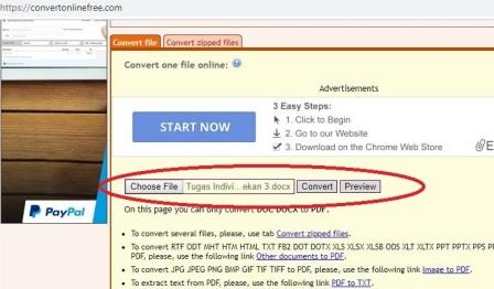Cara Merubah File Ms Word ke PDF Online