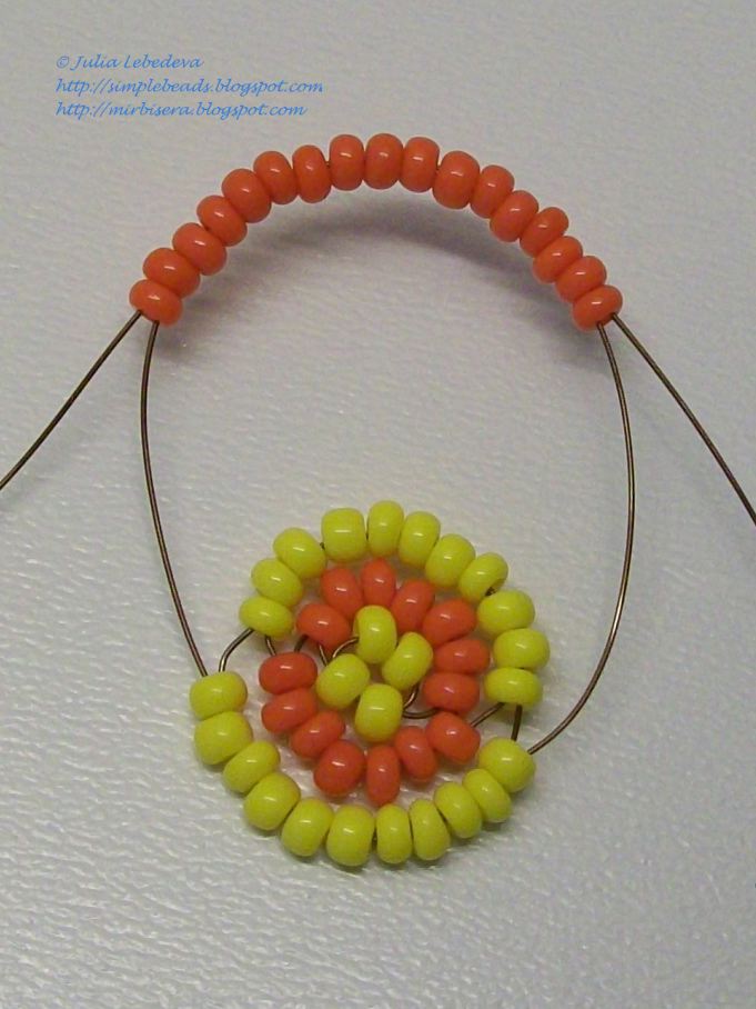 Beading for the very beginners Beaded table