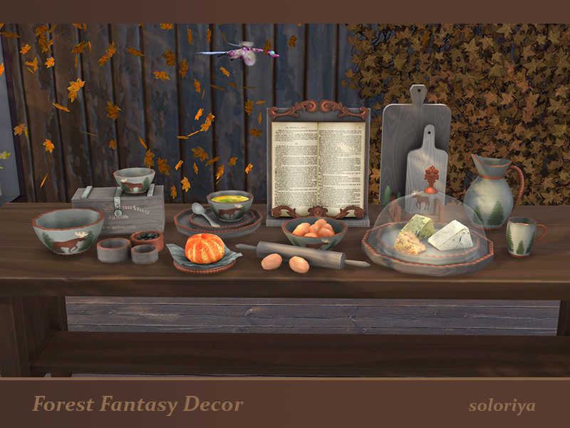 Sims 4 Ccs The Best Forest Fantasy Decor Set By Soloriya