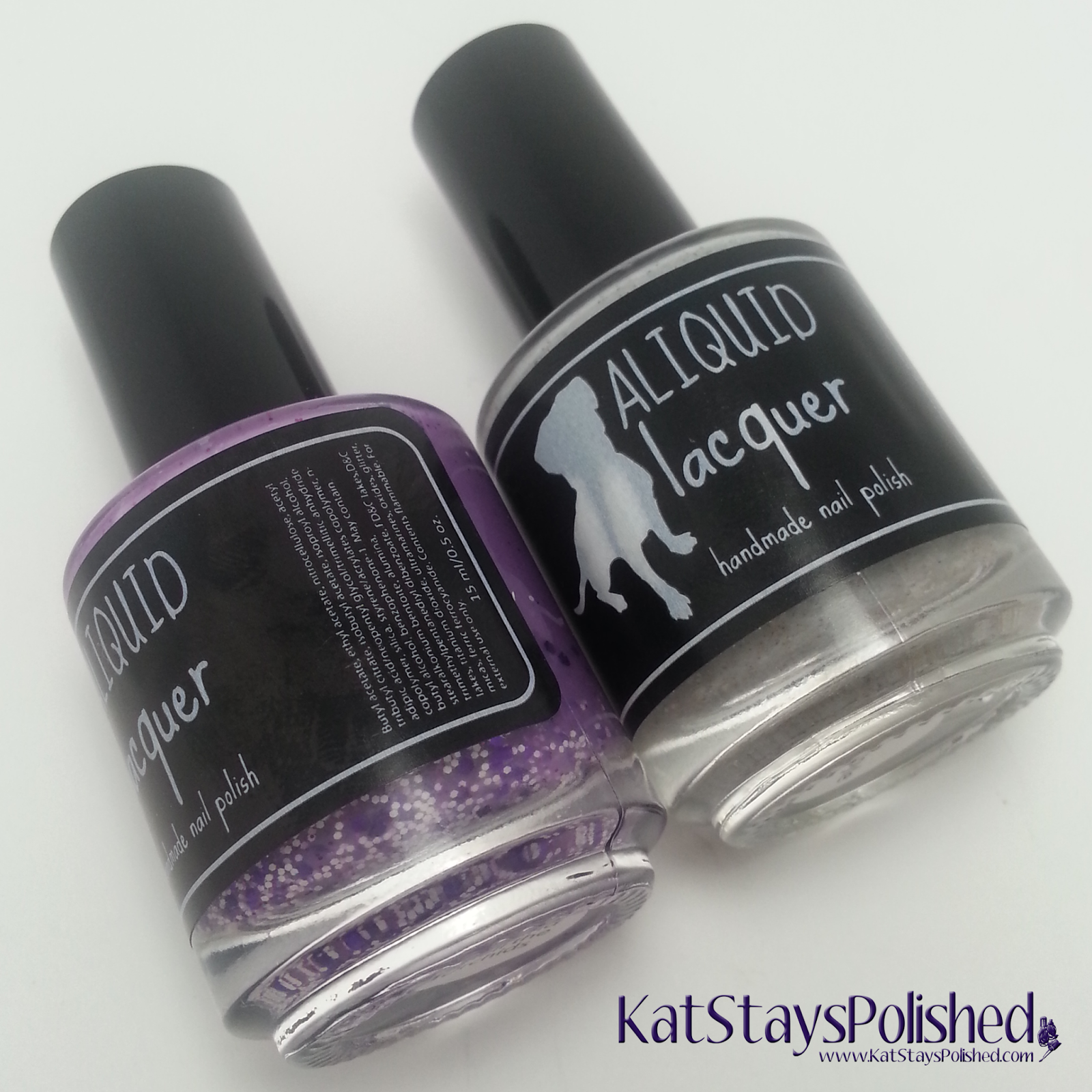 ALIQUID Lacquer: Gargoyle & Stop and Smell the Orchids | Kat Stays Polished