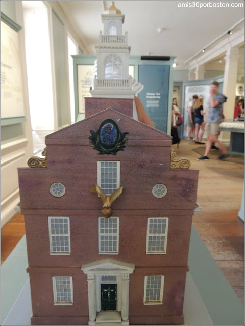 Maqueta del Old State House de Boston