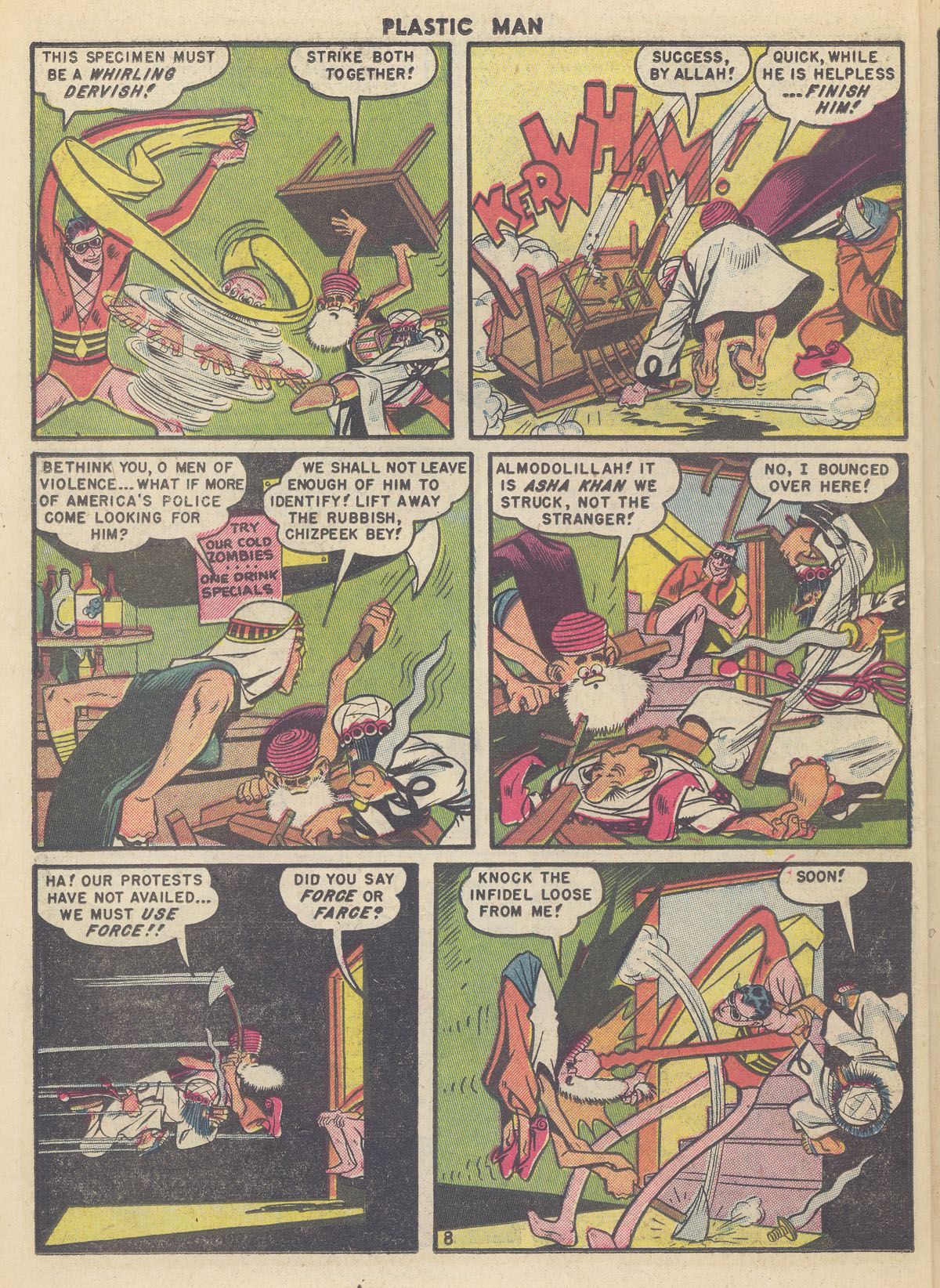 Read online Plastic Man (1943) comic -  Issue #24 - 10