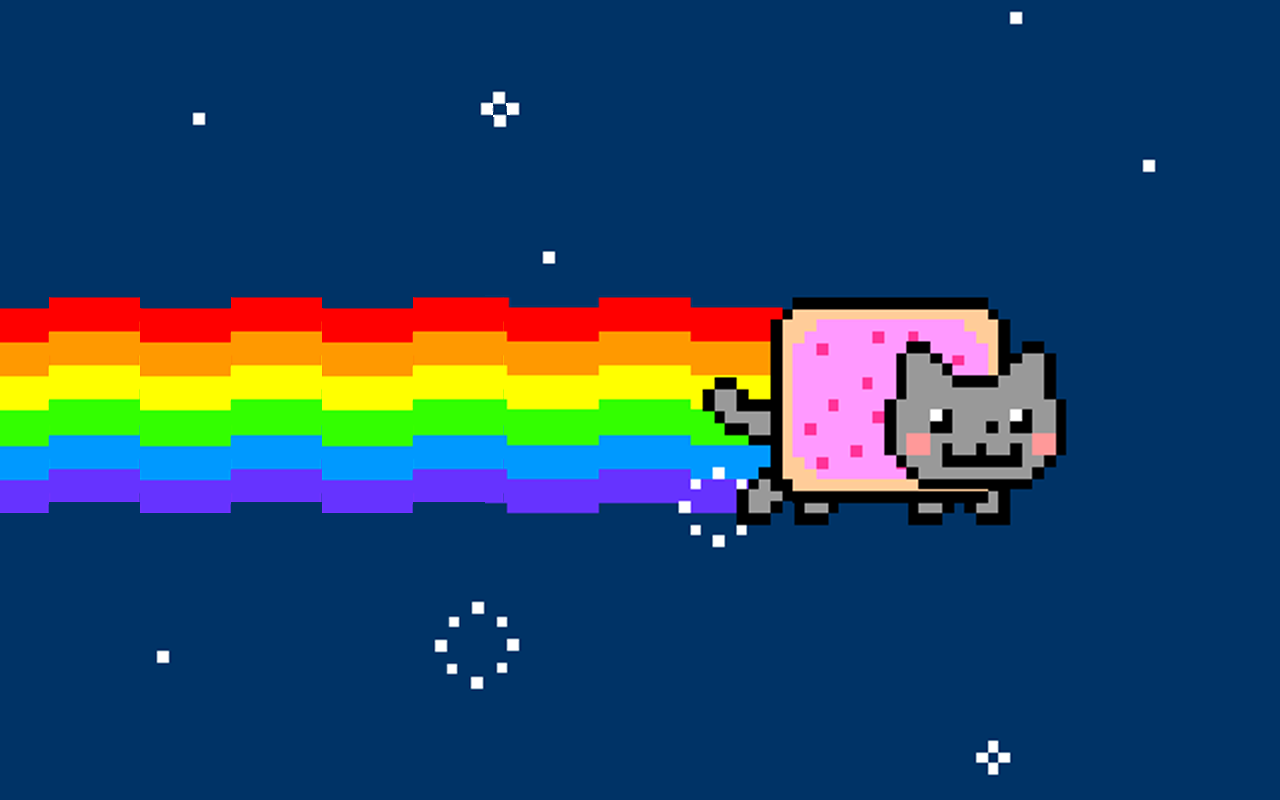 Под кэт. Нян Кэт. Nyan Cat. Арты с Окетрой и лололошки.