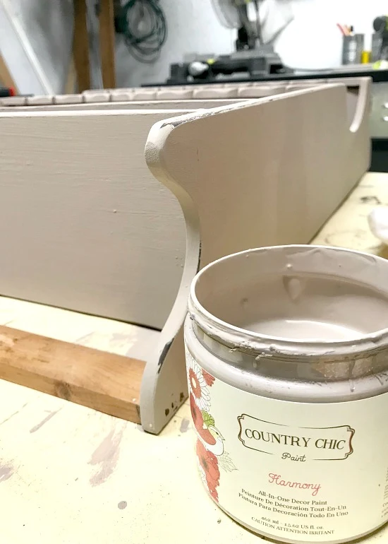 DIY Hanging Coffee Bar Cafe au Lait Paint