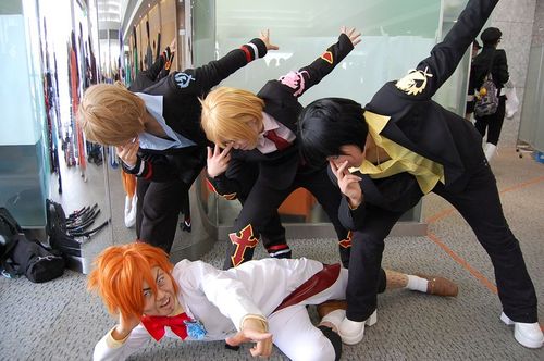 Geeks Rule The World: Blue Pegasus - Hibiki, Eve, Ren and