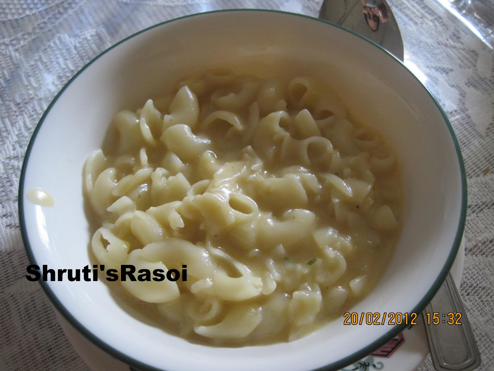 Shruti Rasoi Cheesy Pasta Recipe (for kids)