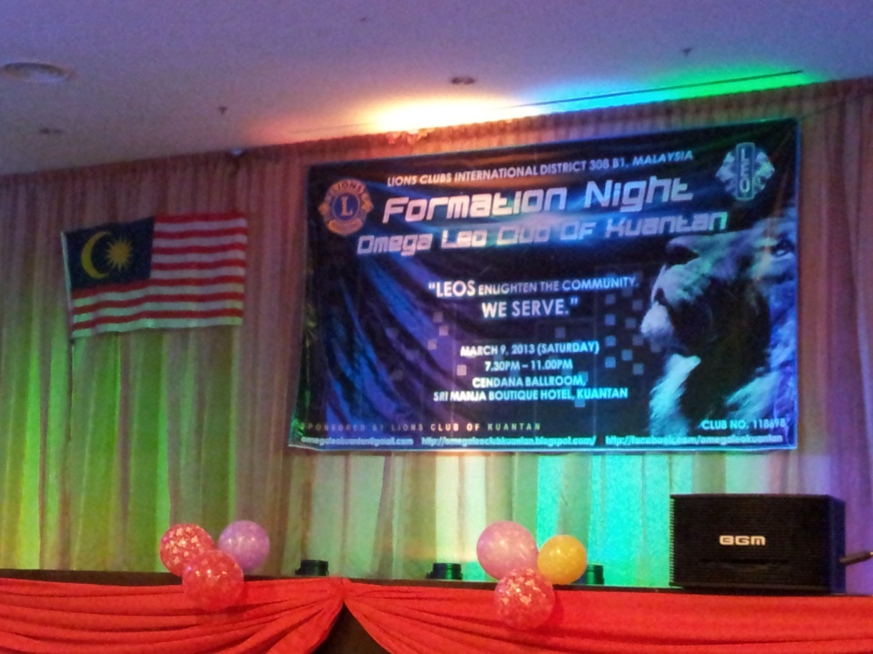 Leo Club of KL Unity Formation Night of Omega Leo Club of Kuantan