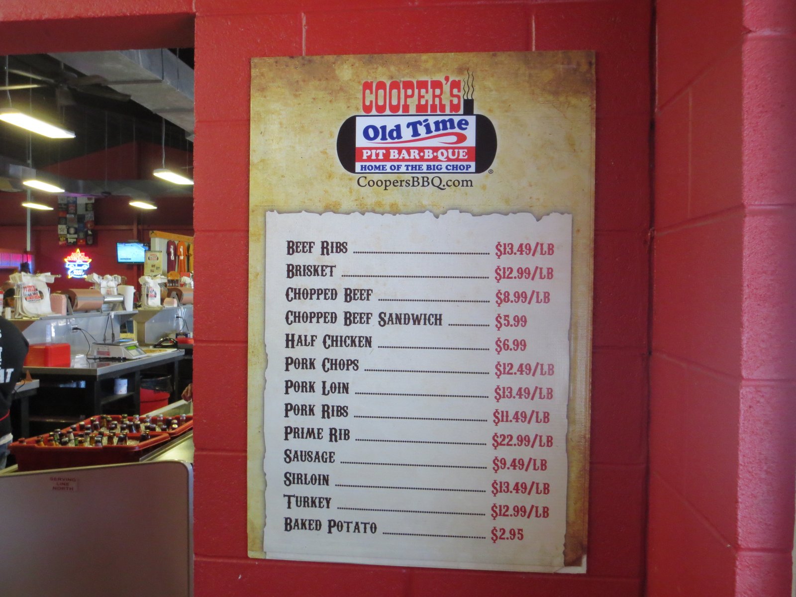 Swanson Family 2012 Texas BBQ Tour (Thursday lunch at Cooper's in New