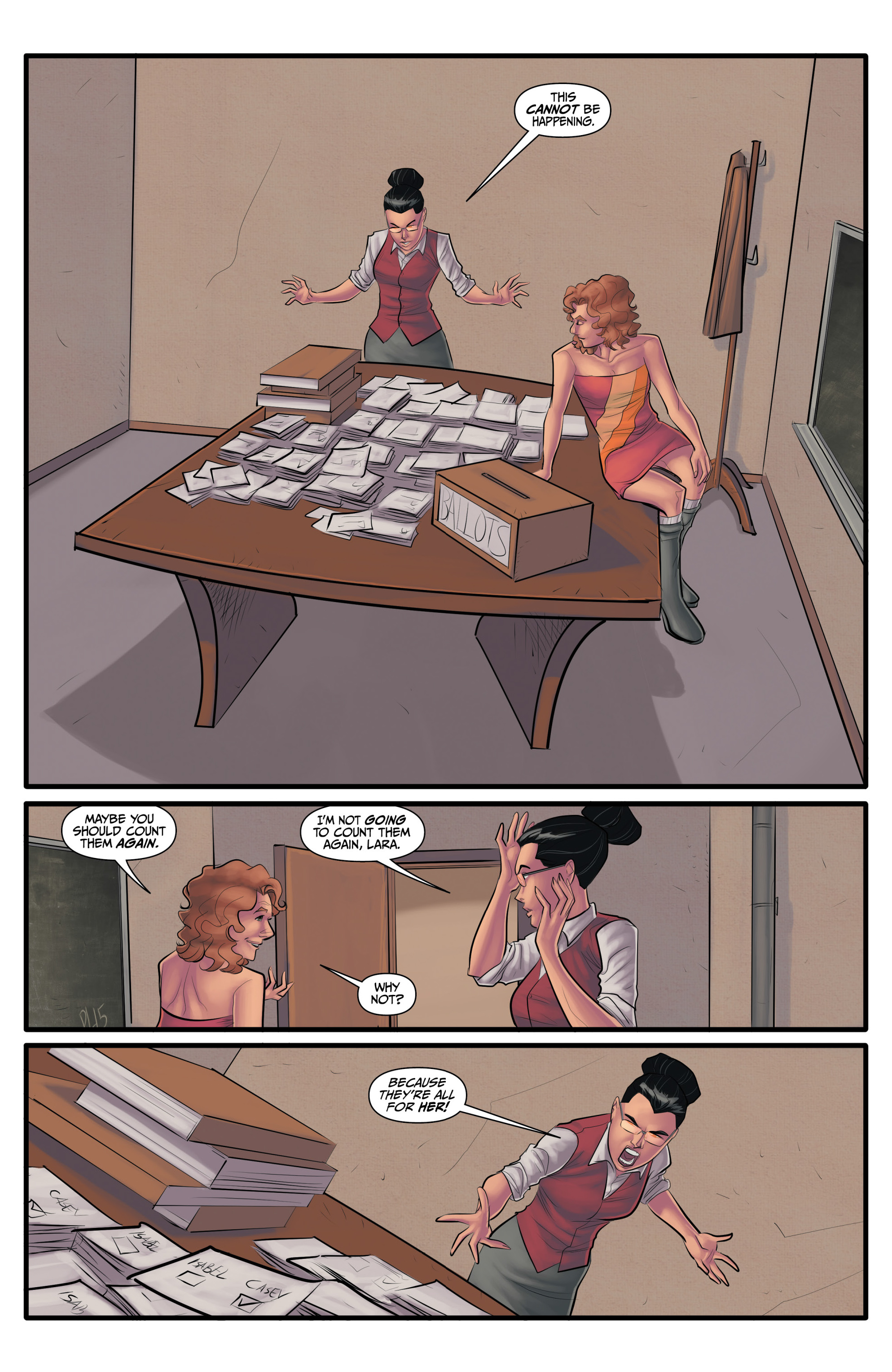 Read online Morning Glories comic -  Issue #49 - 12