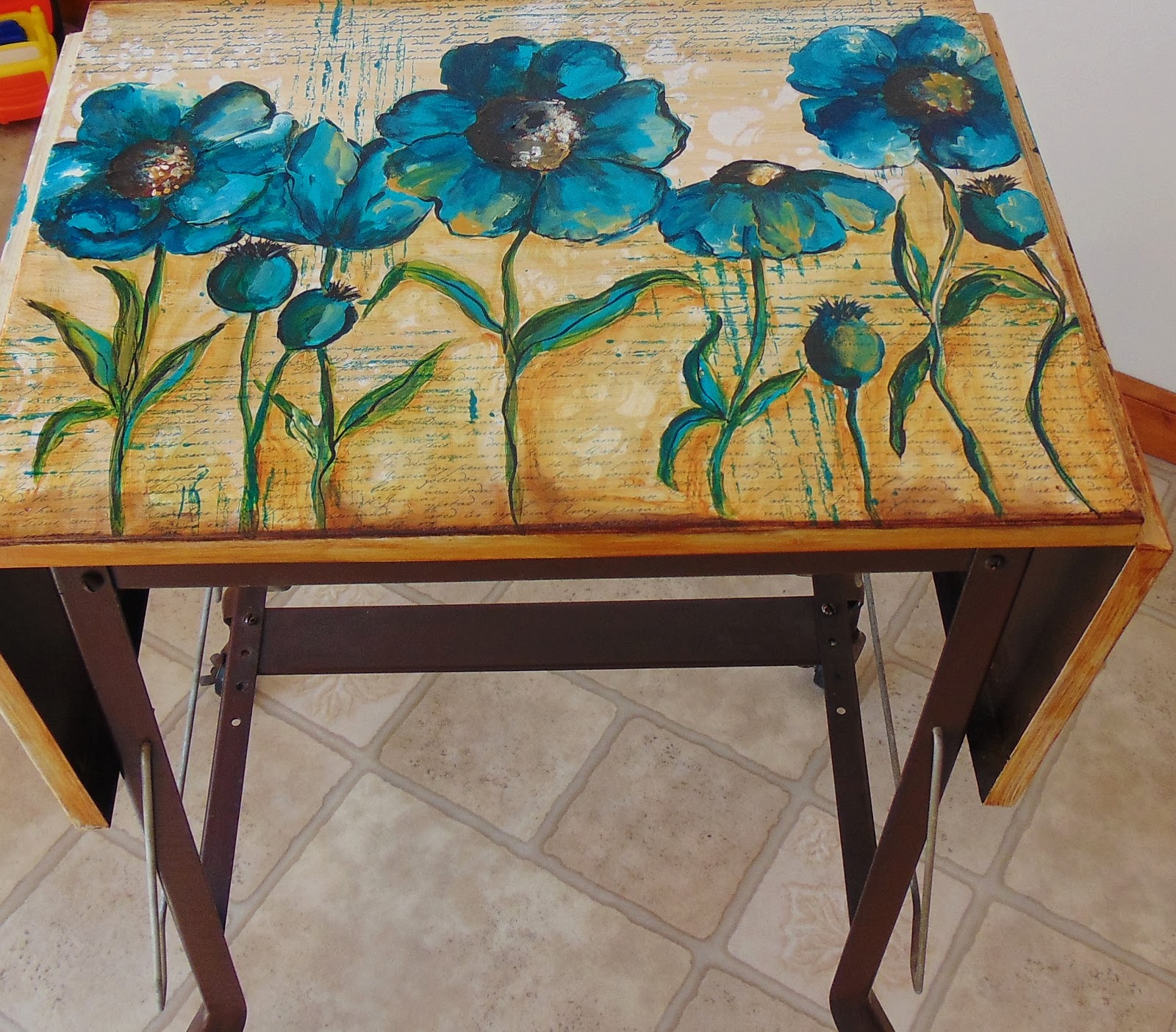 My Art Journal: Table Painting