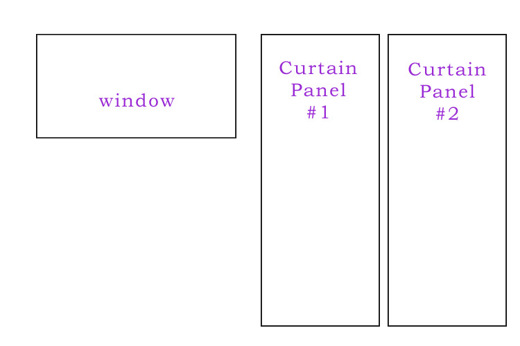 Turn One Curtain Panel into Two!