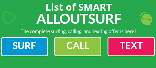 List of Smart All Out Surf Promos: Get Mobile Data + Free ...