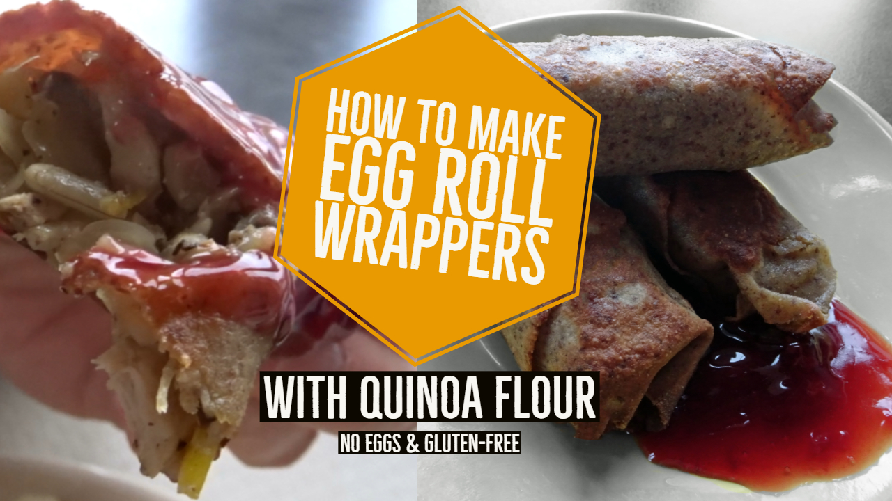 Egg Roll Wrapper Recipe Glutenfree & Eggless