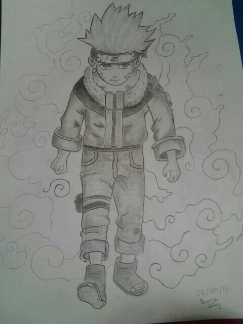 Comics Anime: Meu desenho do Naruto !