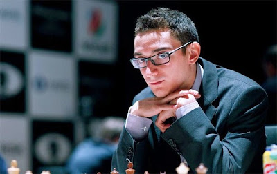 Grand Prix d'échecs de Bakou : Fabiano Caruana - Photo © Anastasiya Karlovich 